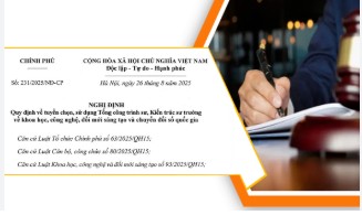 Triển khai Nghị định số 231/2025/NĐ-CP ngày 26/8/2025 của Chính phủ quy định về tuyển chọn, sử dụng Tổng công trình sư, Kiến trúc sư trưởng về khoa học, công nghệ, đổi mới sáng tạo và chuyển đổi số quốc gia